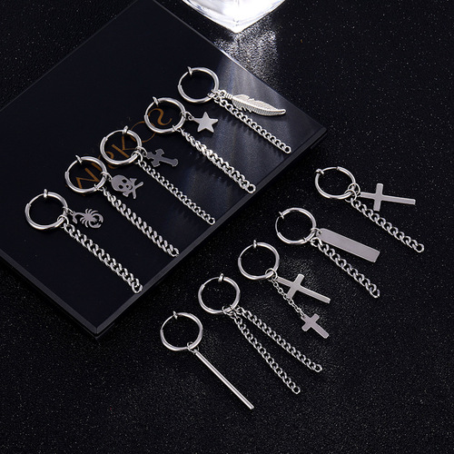 European and American new style cross earrings, earrings, small earrings, alloy earrings, fashion earrings accessories wholesale