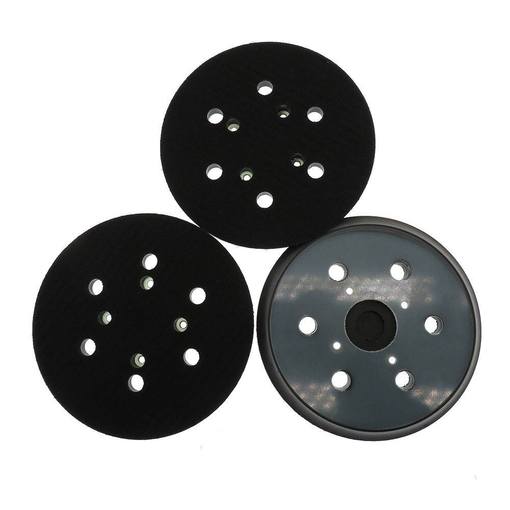 6寸6孔4钉电动打磨盘自粘砂纸木工打磨盘家具打磨抛光粘扣抛光盘