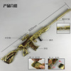 Jedi Survival Peace Elite M416 Five Claw Golden Dragon Skin Alloy Disassembling Toys Gun Model Display