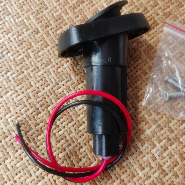 E011500-T 游艇锚环照灯插座不锈杆长杆插座斜形