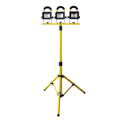 10W单头双头三头便携式工作灯三脚支架灯户外野营工程抢修灯|ru