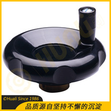 华利光孔带柄胶木小波纹手轮 机床电木微调转动手替代HAK06 HAK08