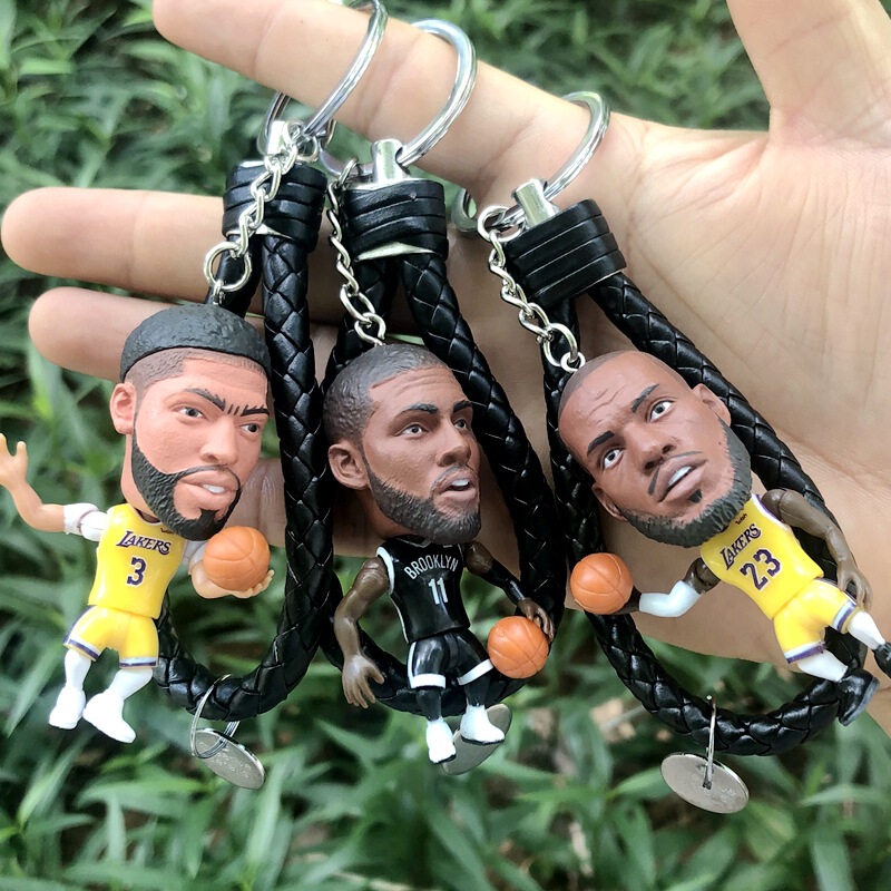 Doll Keychain James Curry Durant Kobe Harden Irving Star Basketball Pendant Souvenir
