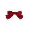 Cute black small hairgrip with bow, red hair accessory, hair rope, internet celebrity