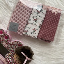 o家花色纯棉内裤盒装女士三角裤全棉舒适内裤女士中腰全包臀内裤