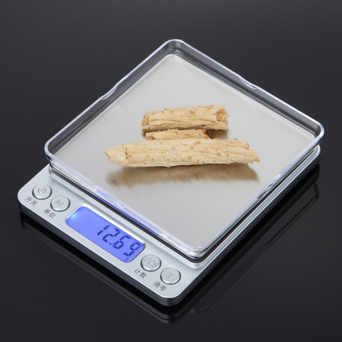 i2000 electronic scale kitchen scale baking electronic scale stainless steel jewelry scale portable scale high-precision pocket scale
