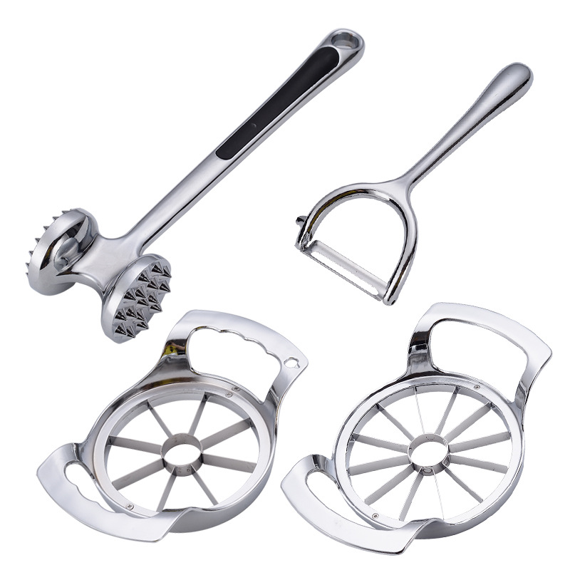 Fruta de corte de aleación de zinc Apple corte melón Cepilladora pelador carne de res hogar martillo Cocina restaurante corte de frutas