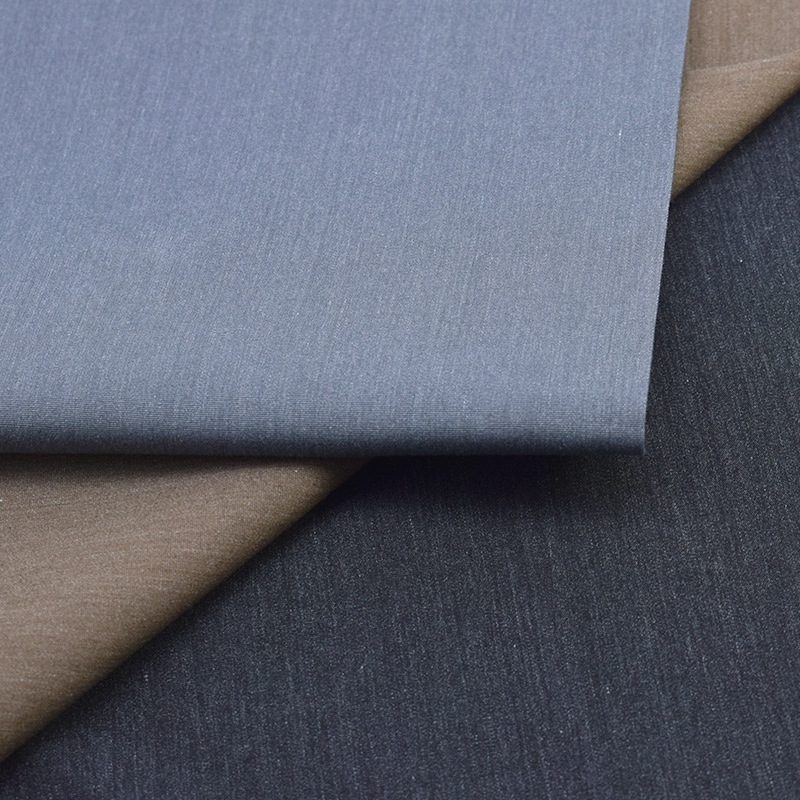 2023夏季凉爽舒适品牌男裤布料棉涤纱卡批发面料