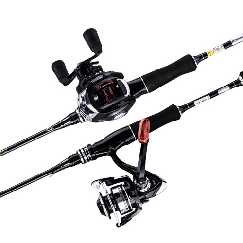 Dawa Bass Luya Rod Full Set ML Carbon Black Luya Rod Long-range Throwing Rod Boat Fishing Luya Fishing Rod Wholesale