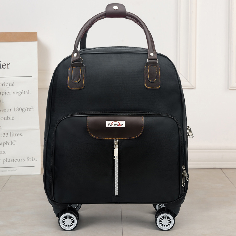 Black removable suitcase