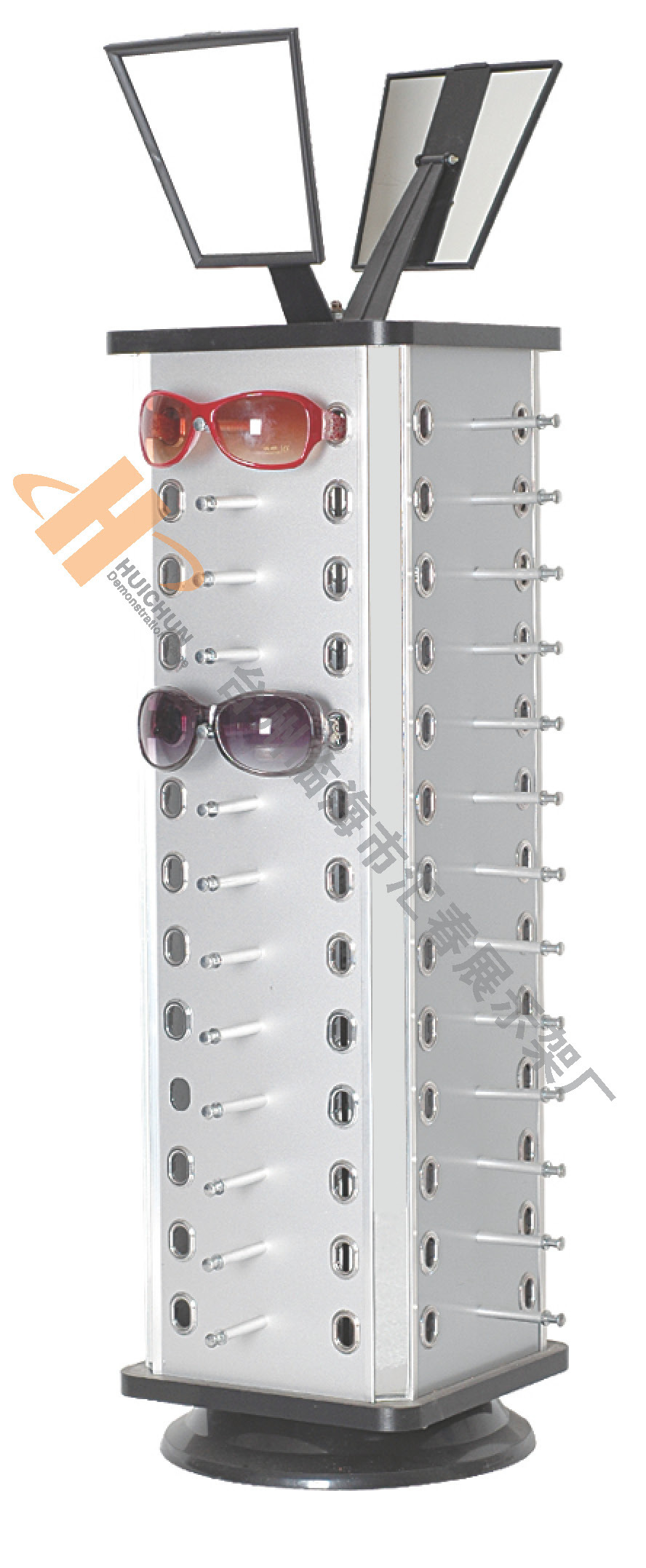 汇春展架】柜台眼镜展示架 塑料眼镜展示架 台面式放52付