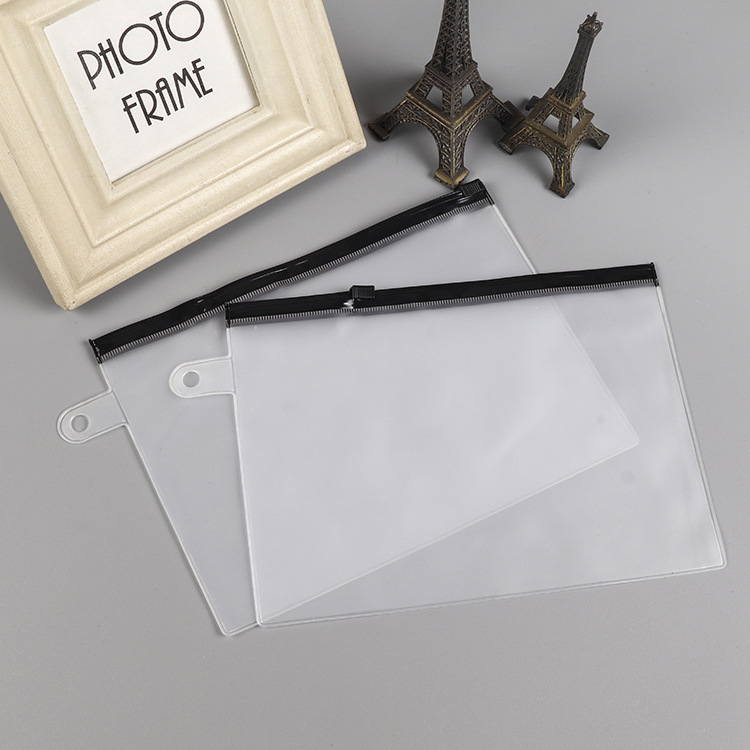 厂家直销 拉链pvc文件袋 学生收纳袋办公文具资料铅笔袋