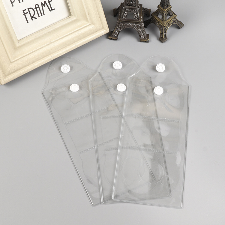 厂家直销透明PVC包装袋 按扣袋 透明礼品包装袋 产品包装印刷袋