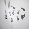 Pendant, fashionable necklace, chain for key bag , accessory, silver 925 sample, Korean style, wholesale