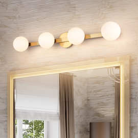 卓迩跨境led浴室灯卫生间化妆灯圆球镜前灯梳妆台壁灯镜子灯