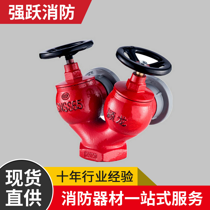 SNSS65双阀双出口普通栓 厂家现货供应室内消防栓 消防栓头