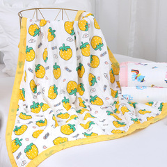 Summer 4-layer thin gauze bath towel 110*110cm cotton baby toddler children summer cool air conditioning blanket nap blanket