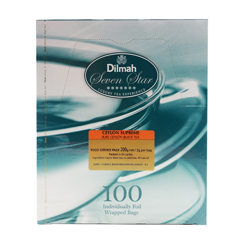 Dilmah Dilmah Selected Ceylon Black Tea 100 Tea Bags Sri Lanka Original Imported Tea Bags