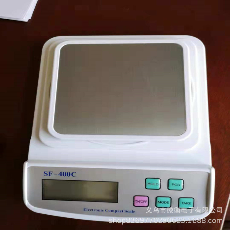 Escala de cocina transfronteriza 500g / 0.01g placa de acero inoxidable