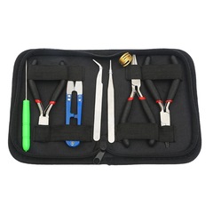 wishDIY handmade jewelry tool set earrings accessories scissors tweezers multifunctional needle nose pliers 8-piece set