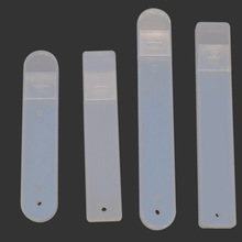 现货批发透明塑料筒子适合装各种规格指甲锉方便收纳携带