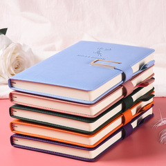a5筆記本小清新創意手賬本少女日記本加厚商務辦公文教記事本套裝