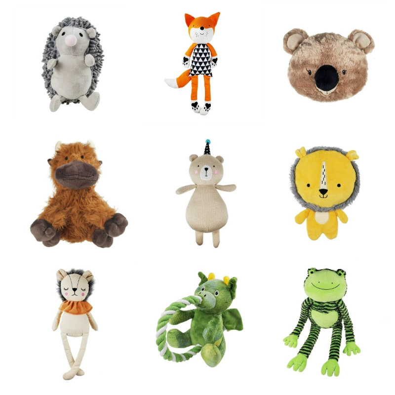 Продвижение британской розового дерева игрушка собака игрушка плюшевая игрушка сильная серия поколение волос