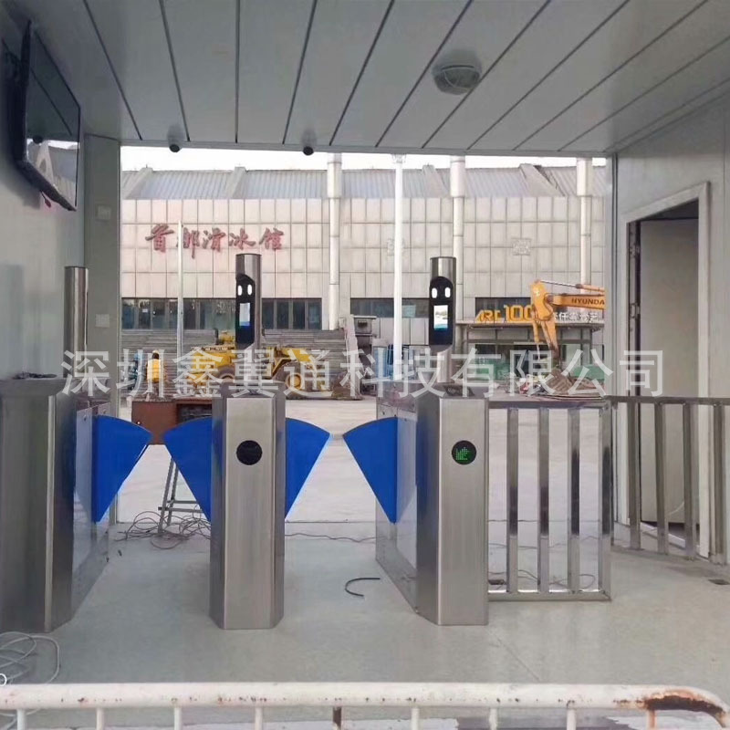 深圳工地人脸识别全高闸江门建筑工地人行通道闸机ESD智慧翼闸