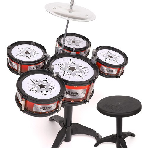 Wholesale children's drum kits jazz drums musical toys percussion instruments for boys baby early education toys 3-6 years old