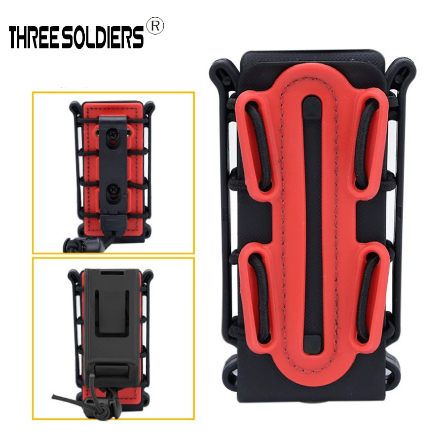 Тактическая MOLLE на одну связку для скалярной сумки ThreeSoldiers, эластичная быстросъемная пряжка под 9 мм/45 ACP, 0,5 л