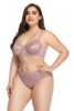 Sexy bra, set, ultra thin comfortable breathable underwear, plus size, European style, wholesale