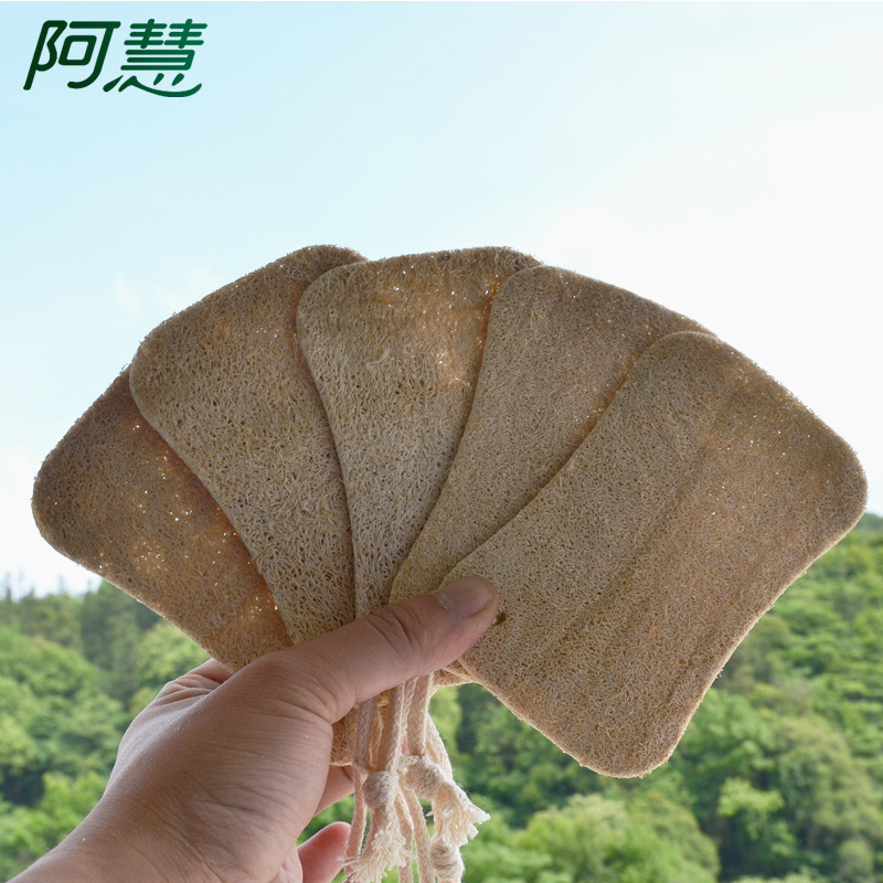 Loofah al por mayor esponja plato cepillo plato paño Loofah esponja cepillo olla cocina necesidades diarias Departamento tienda esponja