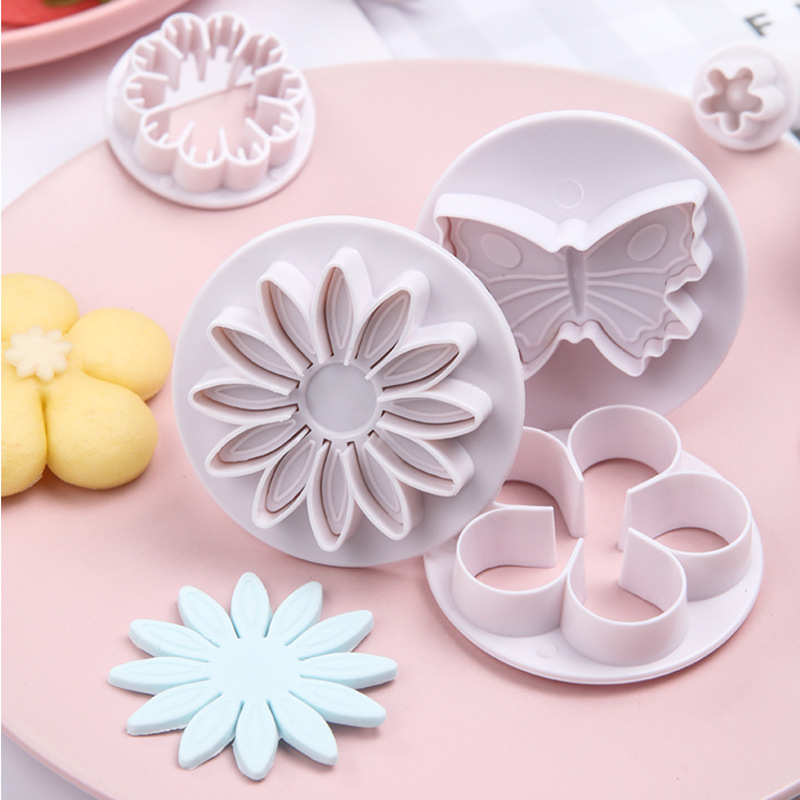 Suministro de horneado de simulación de fábrica Juego completo de herramientas de horneado 33 piezas 10 tipos de herramientas de bricolaje de pastel de fondant