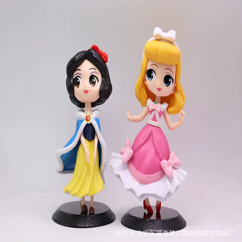 Украшение для выпечки торта Q версия Принцесса синий плащ розовое платье Плащ принцессы Белоснежка Аврора Xinrilla