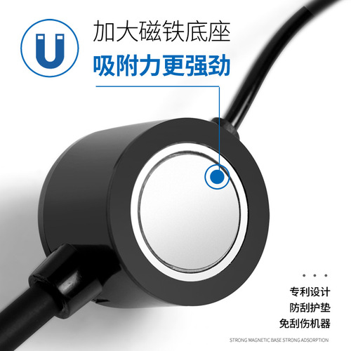 LED Garment Work Light COB High-Brightness Industrial Vehicle Light with Powerful Magnetic Adhesion, Energy-Efficient Desk Lamp