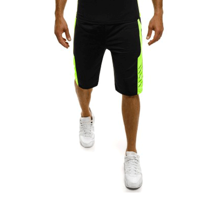 New tight-fitting sleeveless sports shorts for fitness and basketball, sweat-wicking and quick-drying men's shorts