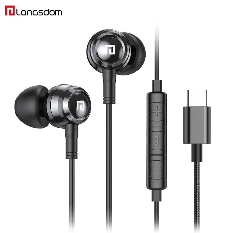 Lamaton LAM100 графеновые вкладыши с проводом, для караоке, 3.5/Type-C, универсальные для телефонов