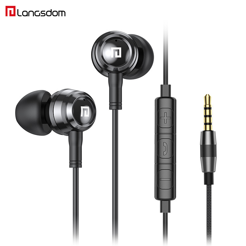 Lanston LAM100 grafeno auricular en la oreja con cable karaoke auriculares de música 3,5/TYPEC teléfono móvil Universal