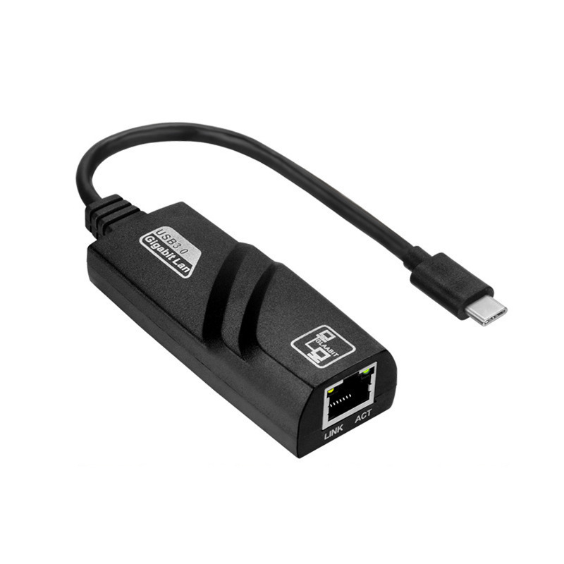 Factory wholesale USB 3.1 Type-C to gigabit network card wired converter for MacbookAir