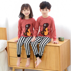New Children's Autumn Clothes and Autumn Pants Sets Pure Cotton Medium and Large Boys and Girls Baby Trendy Children's Clothing Bottoming Underwear Wholesale