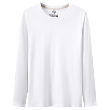 男士棉长袖春秋新款欧美大码速卖通外贸男士长袖T恤青年男薄款