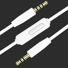 Headset with Microphone AUX Car Audio Control Cable 3.5mm to 3.5mm Karaoke Wholesale