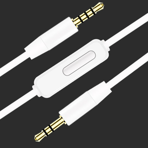 Headset with Microphone AUX Car Audio Control Cable 3.5mm to 3.5mm Karaoke Wholesale