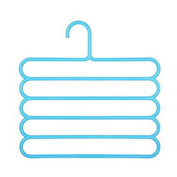 Thickened five-layer trouser rack, multifunctional wardrobe trouser hanger, scarf and scarf tie rack, factory direct sales