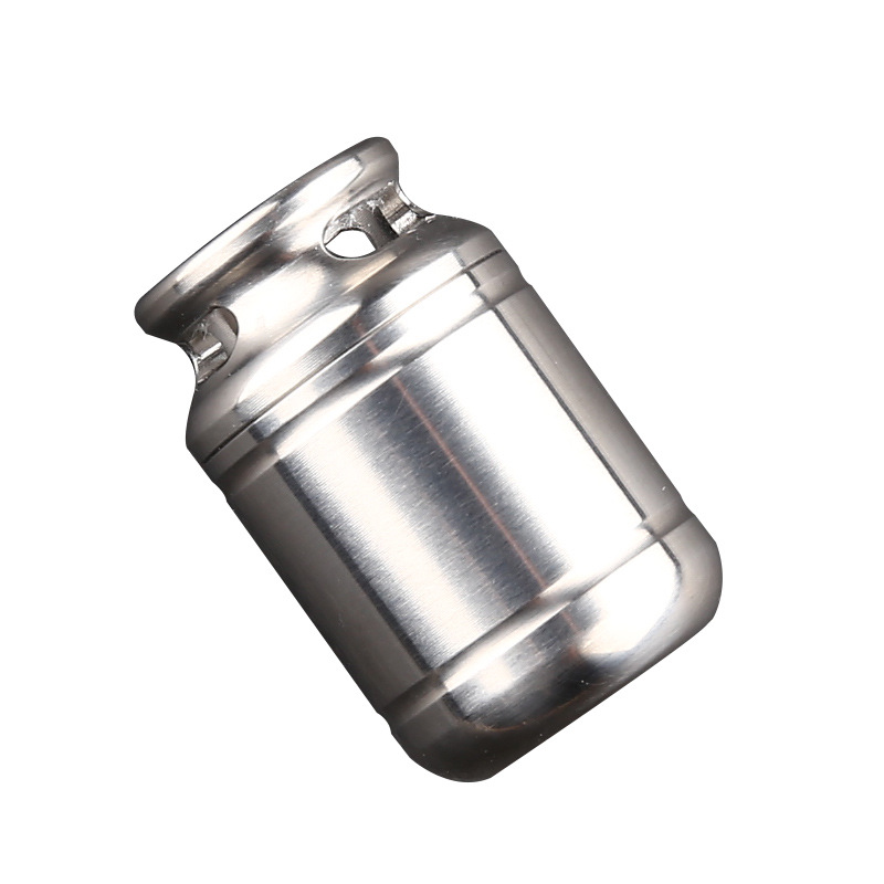 Almacén impermeable de aleación de titanio portátil Mini botella de medicina pequeña llavero accesorios ancianos píldora salvadora de corazón botella de píldora de primeros auxilios portátil