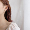 Design fashionable advanced earrings from pearl, trend of season, internet celebrity, simple and elegant design, high-quality style