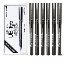 �ձ��������Ա�uniball��ub-155ֱҺʽ���������ǩ�ֱ�0.5mm