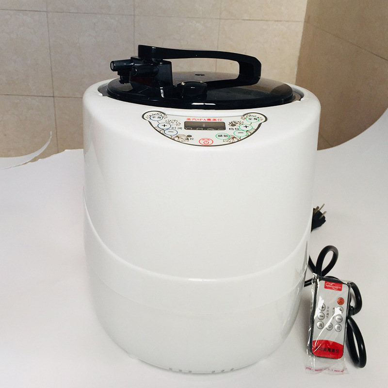 8,5 L 304 olla boquilla de vapor de doble salida máquina de vapor cubo sauna olla vapor