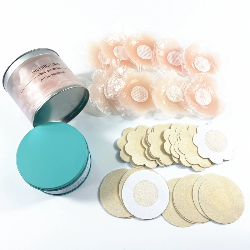 Disposable shockproof silicone nipple stickers non-woven cloth