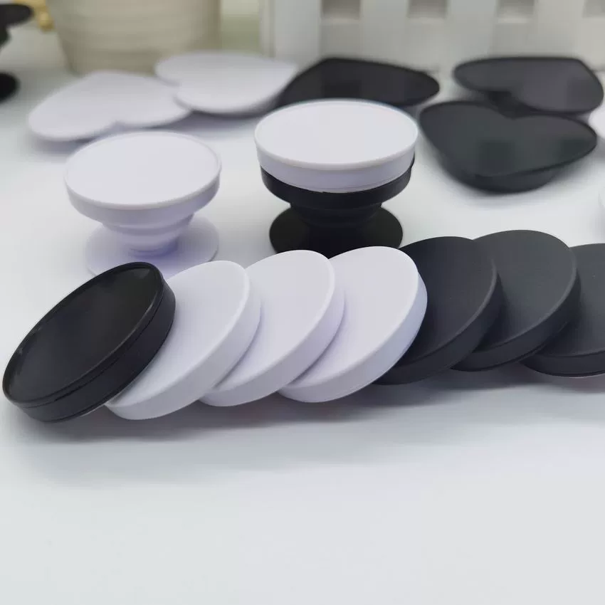 Качество обычный черный и белый круглый в форме сердца подушки безопасности мобильный телефон кронштейн материал завод прямые поставки бесплатные образцы